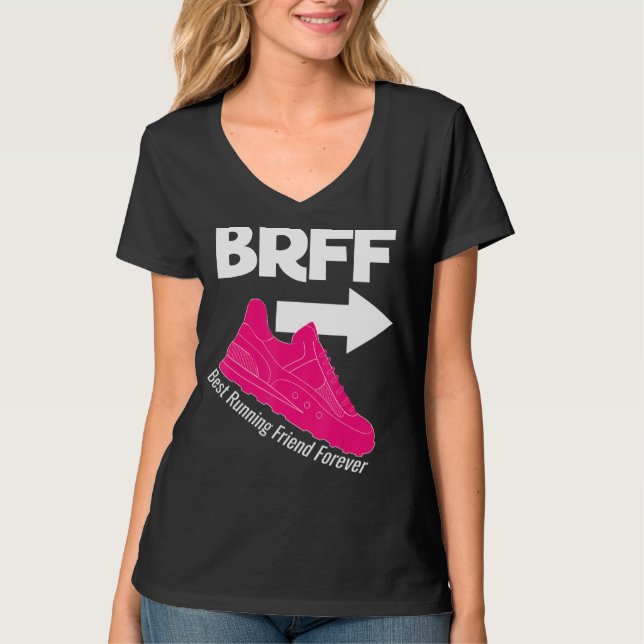 Camiseta Executando o Melhor Amigo para o Sneaker do BRFF B (Frente)
