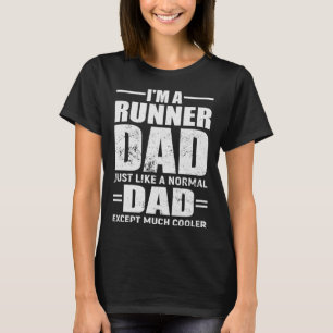 Camiseta Executando o Pai Motivational Quote Marathon Runne