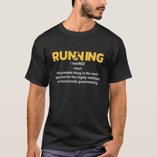 Camiseta Executando o Runner de Maratona de Definição I 5k (Frente)