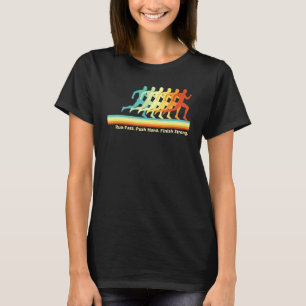 Camiseta Executando O Treinador De Campo Rastreamento Do Sp