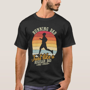 Camiseta Executando Pai Como Um Pai Normal Apenas Um Execut