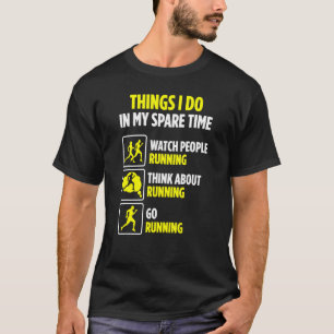 Camiseta Executando Pessoas do Runner Spare Time Watch