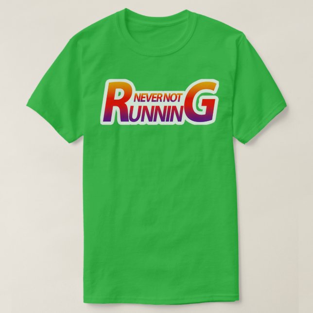 Camiseta Executando Presente de Equipamento I Corrida Runne (Frente do Design)
