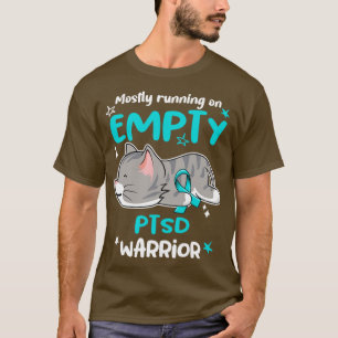Camiseta Executando principalmente no Guerreiro PTSD Vazio