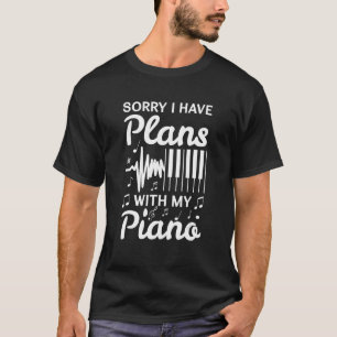 Camiseta Executante De Piano Para Pianista