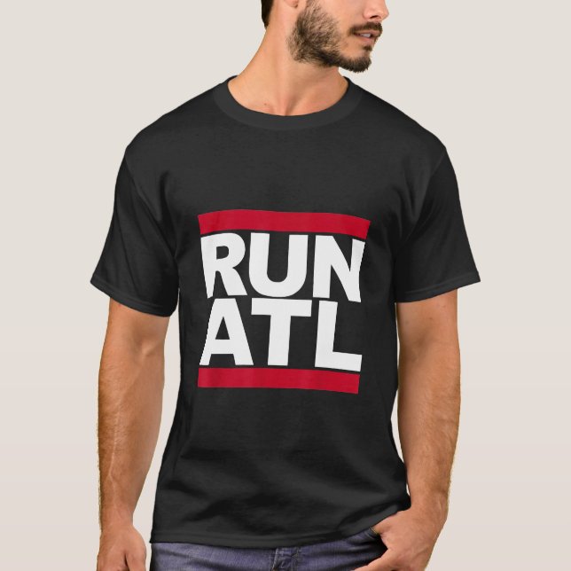 Camiseta Executar ATL Atlanta em Execução (Frente)
