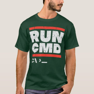Camiseta Executar CMD Administrador do Sistema Programador