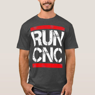 Camiseta Executar cnc Operador de programador cnc Funny