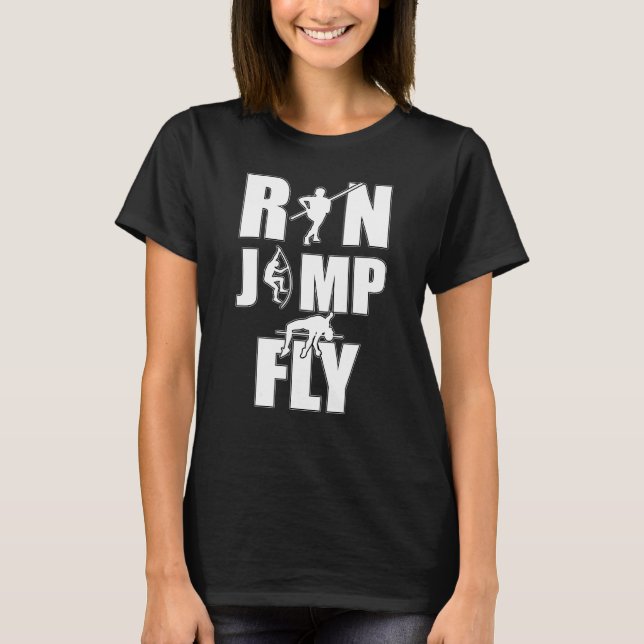 Camiseta Executar Cofre de Voo de Salto (Frente)