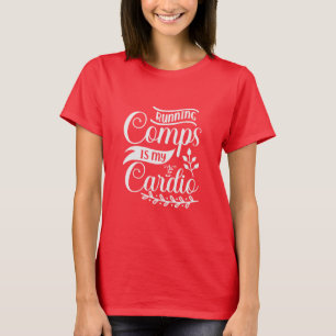 Camiseta executar comps é meu cardio, corretor