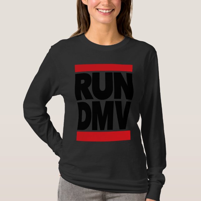 Camiseta Executar DMV personalizado (Frente)