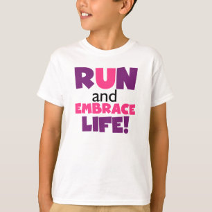 Camiseta Executar Embrace Life Pink
