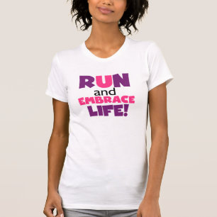 Camiseta Executar Embrace Life Pink