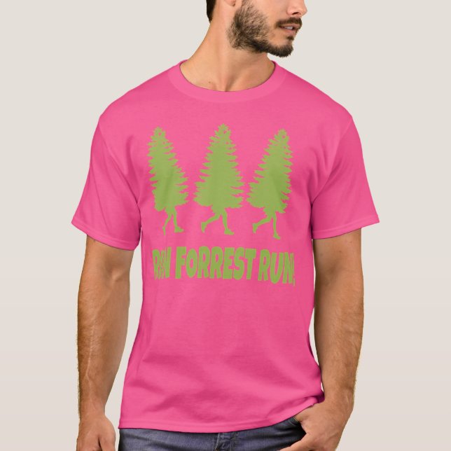 Camiseta Executar Forrest Executar Capa Baseball (Frente)