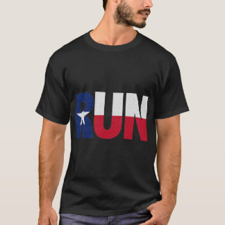 Camiseta Executar Gráfico de Motivação do Orgulho do Texas 