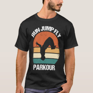 Camiseta Executar Jump Fly Parkour 1