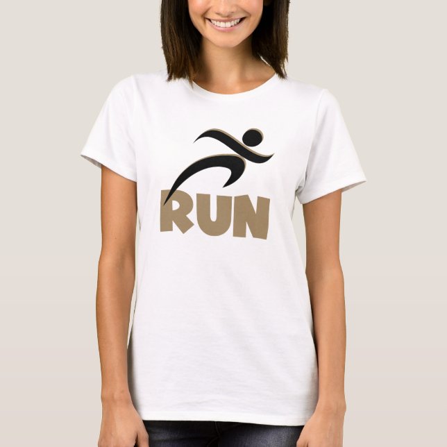 Camiseta EXECUTAR Malhação do Tan em execução (Frente)