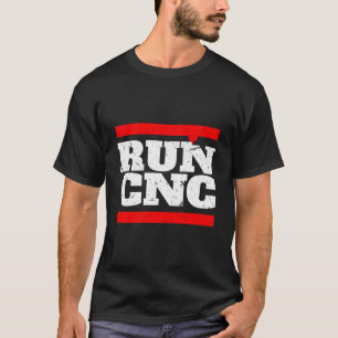 Camiseta Executar Máquina Cnc Para