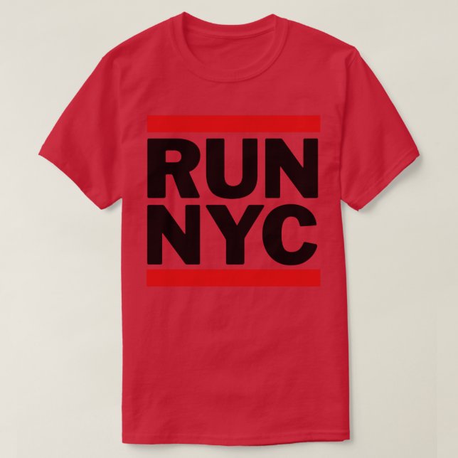 Camiseta Executar Nova Iorque NYC (Frente do Design)