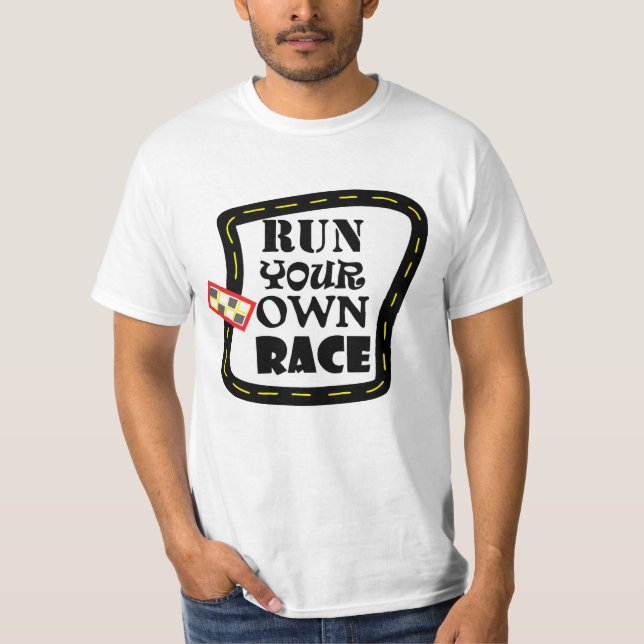 Camiseta Executar Sua Própria Corrida (Frente)