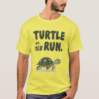 Camiseta Executar Tartaruga