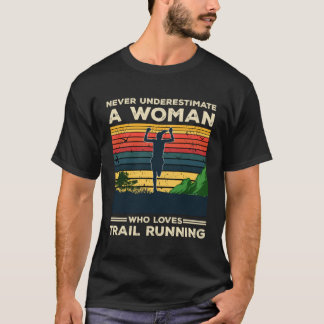 Camiseta Executar Trilha do Runner Em Execução Nunca Subest