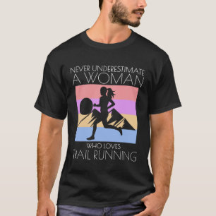 Camiseta Executar Trilha do Runner Em Execução Nunca Subest
