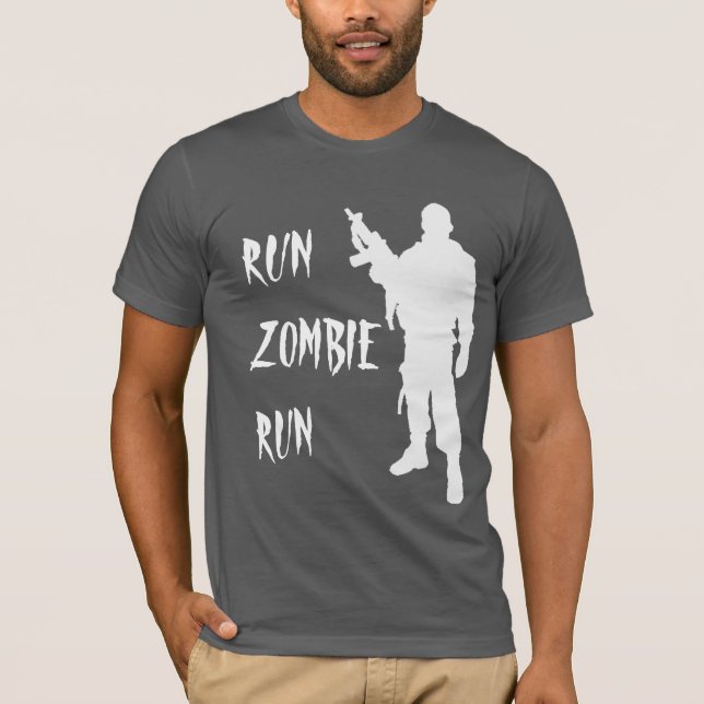 Camiseta Executar Zombie Run -Shirt (Frente)