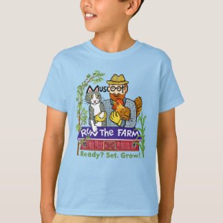 Camiseta Execute o design da Fazenda "Ready, Set, Grow"
