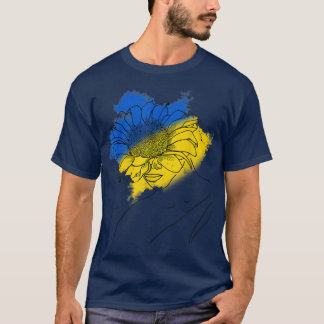 Camiseta Exemplar de T-Shirt de girassol da ucrânia