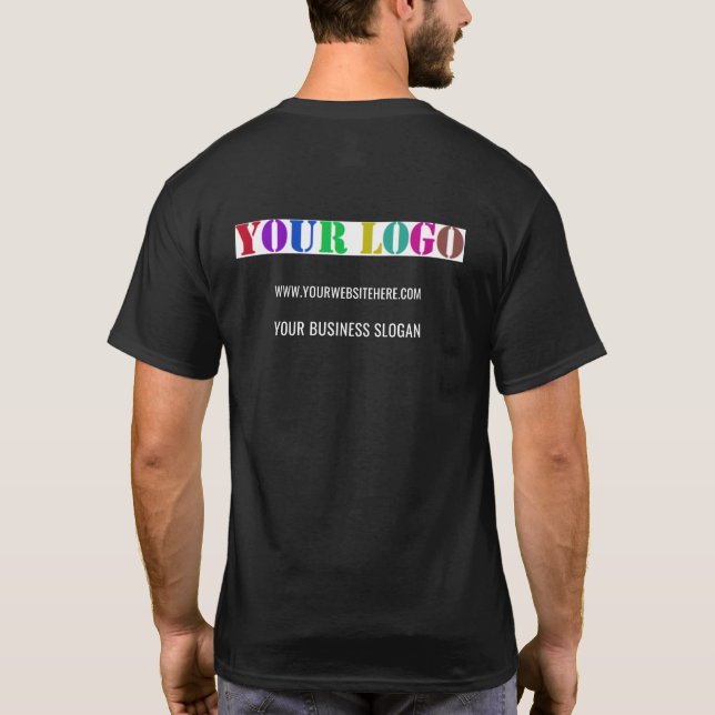 Camiseta Exemplo com Logotipo Personalizado Adicio (Verso)