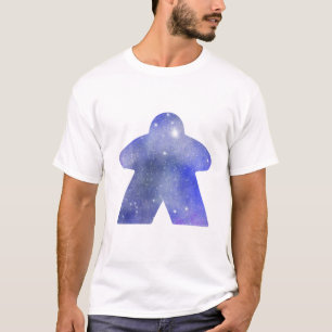 Camiseta Exemplo de Espaço Exterior em Azul