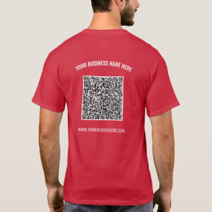 Camiseta Exemplo de T-Shirt Comercial de Texto Personalizad