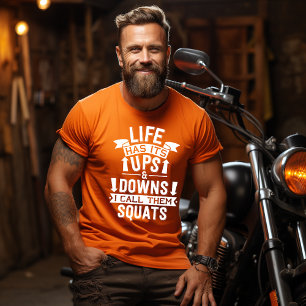 Camiseta Exercício altos e baixos da vida
