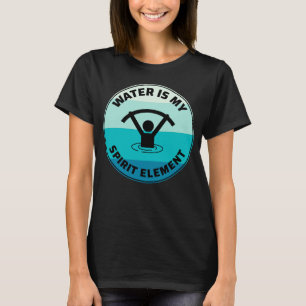 Camiseta Exercício Aquático de malhação Aquática Aeróbica Á