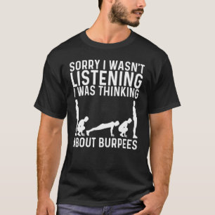 Camiseta Exercício Burpee Legal Para Homens Mulheres Treino