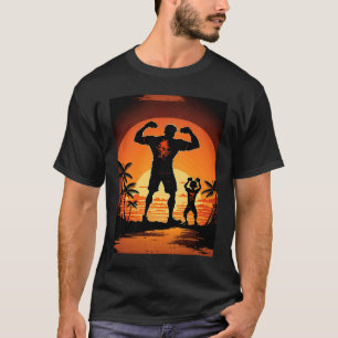 Camiseta Exercício Calistênico Entusiasta Pai E Filho D