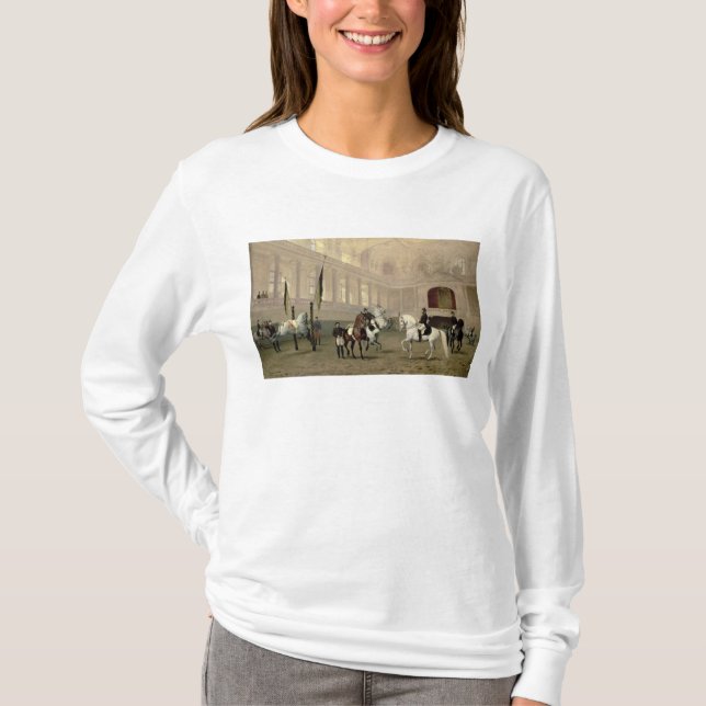 Camiseta Exercício da manhã no Hofreitschule (Frente)