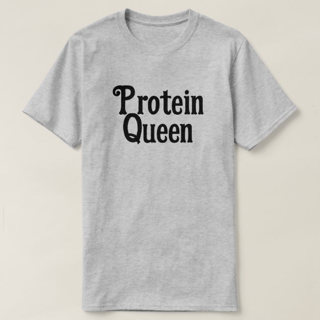 CAMISETA EXERCÍCIO DA RAINHA DAS PROTEÍNAS (Frente do Design)