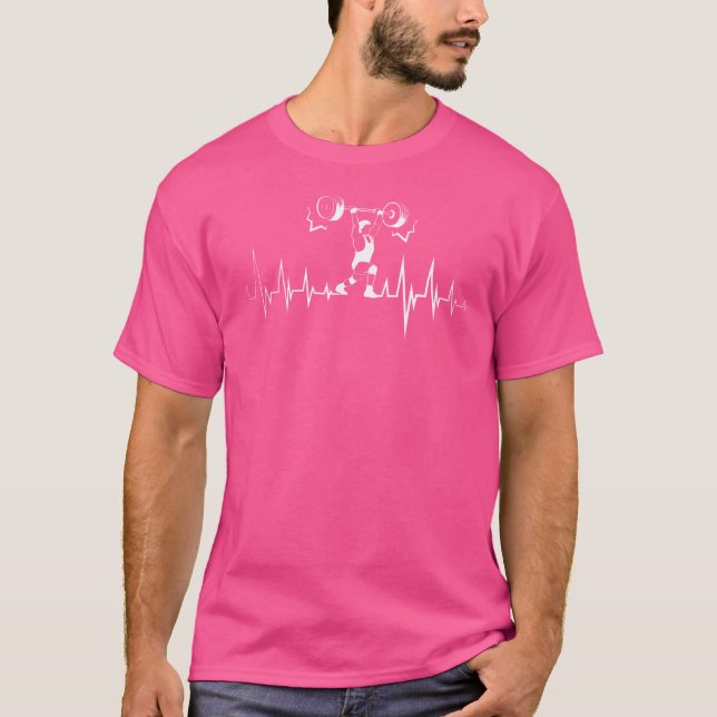 Camiseta Exercício de exercício de exercício de pulsação de (Frente)