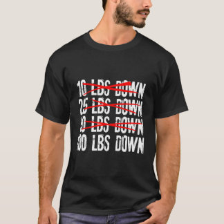 Camiseta Exercício De Gama De Perda De Peso Corporal De 100
