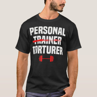 Camiseta Exercício de ginástica de instrutor de Malhação de