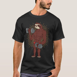 Camiseta Exercício De Levantamento De Peso Da Formação De L
