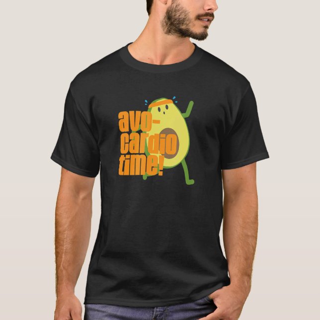 Camiseta Exercício de Malhação Avocardio Avocado Avocado (Frente)