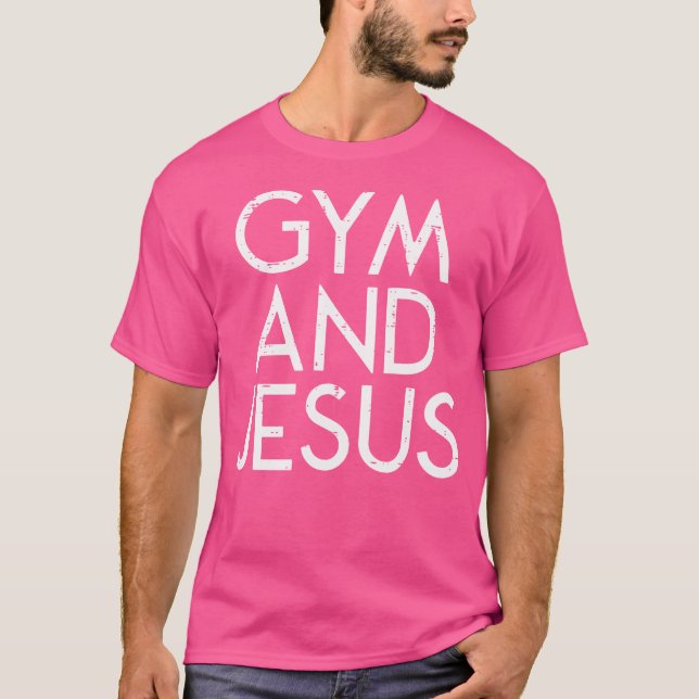 Camiseta Exercício De Malhação De Formação Cristã De Gym E  (Frente)