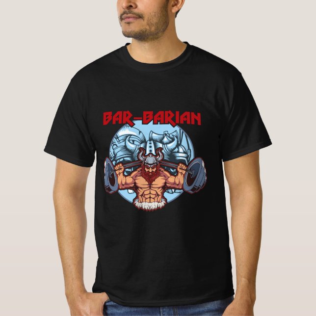 Camiseta Exercício de Malhações Bárbara-bar na Legal Gym (Frente)