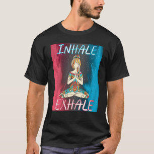Camiseta Exercício de Meditação de Exalação por Inalação Yo