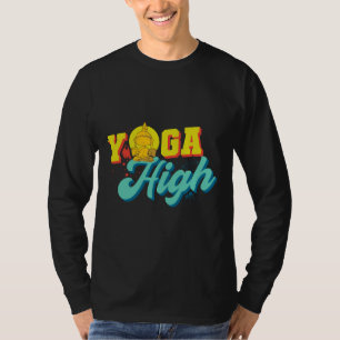 Camiseta Exercício de Meditação Zen Instrutor Yoga High Yog