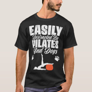 Camiseta Exercício de Pilates Treinamento Fitness Saúde Nam