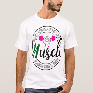 Camiseta Exercício de resistência às obras